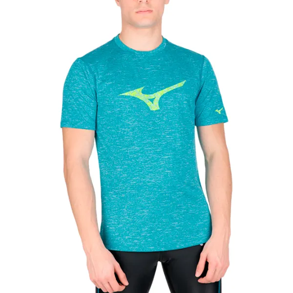 Футболка для мужчин Mizuno j2ga2056 100% полиэстер/ Blue photo 1