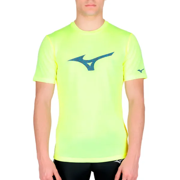 Футболка для мужчин Mizuno j2ga2056 100% полиэстер/ Светло-зелёный photo 1
