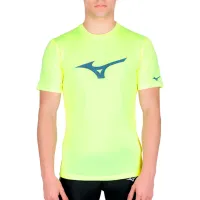 Футболка для мужчин Mizuno j2ga2056 100% полиэстер/ Светло-зелёный