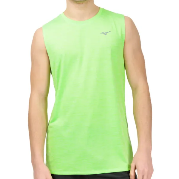 Maiou pentru bărbați Mizuno j2ga8008 31 XL/ Yellow-green photo 2