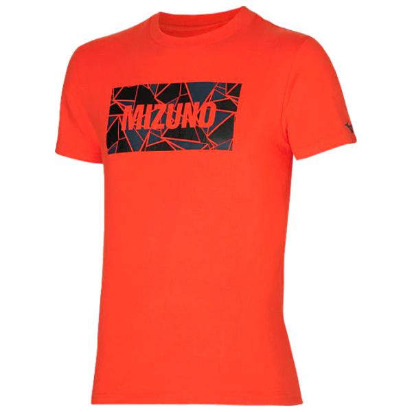 Tricou pentru bărbați Mizuno k2ga2003 100% bumbac/ Red photo 1