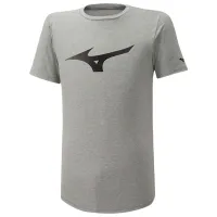Футболка для мужчин Mizuno k2ga2001 100% хлопок/ Серый