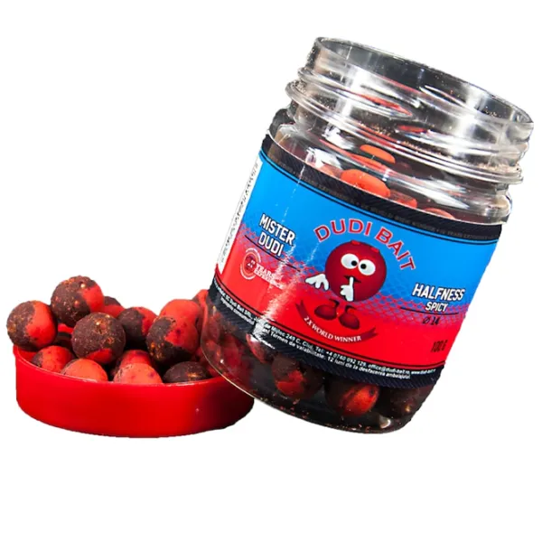 Aluat pufat Dudi Bait HALFNESS SPICY Spicy/ 100 g/ 16 mm photo 1