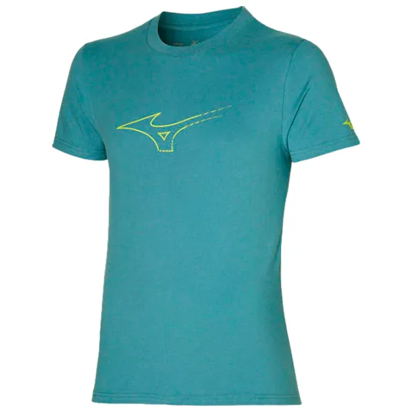 Футболка для мужчин Mizuno k2ga2001 100% хлопок/ Бирюзовый photo 1