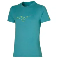 Футболка для мужчин Mizuno k2ga2001 100% хлопок/ Бирюзовый