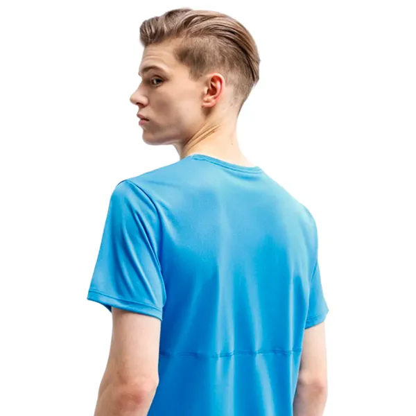 Футболка для мужчин Nike Breathe run top ss wr gx 100% полиэстер/ Blue photo 2