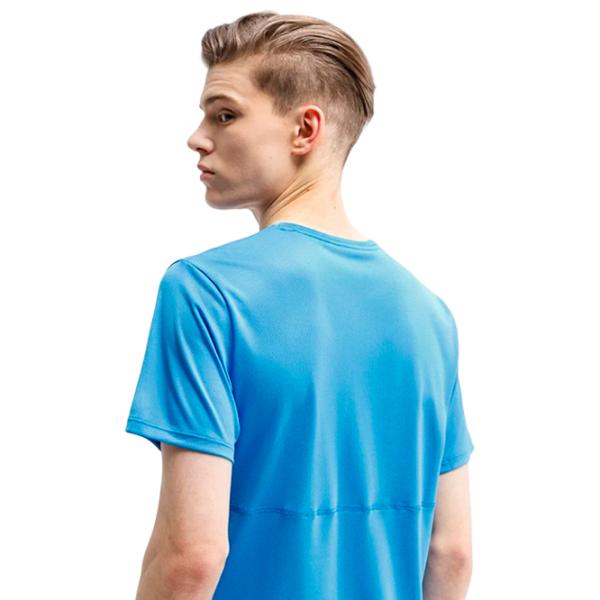Футболка для мужчин Nike Breathe run top ss wr gx 100% полиэстер/ Blue photo 2