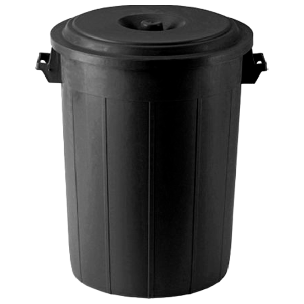 Coș de gunoi Stefanplast 37195N 120 l/ Plastic/ Black photo 1 Coș de gunoi Stefanplast 37195N 120 l/ Plastic/ Black photo 1