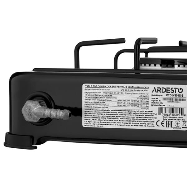 Настольная плита Ardesto CTC-NS5015B Газовая/ Black photo 5 Настольная плита Ardesto CTC-NS5015B Газовая/ Black photo 5