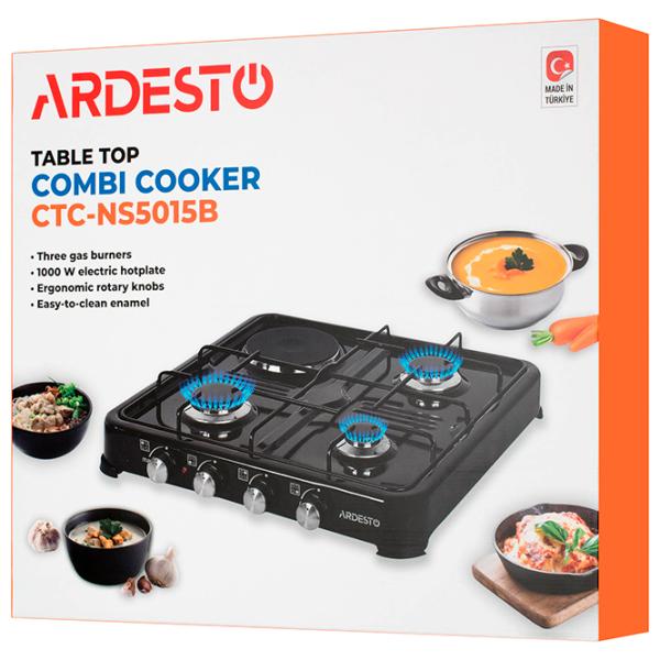 Настольная плита Ardesto CTC-NS5015B Газовая/ Black photo 7 Настольная плита Ardesto CTC-NS5015B Газовая/ Black photo 7