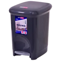 Мусорное ведро Eurogold Bruno 5 л/ Пластик/ Black