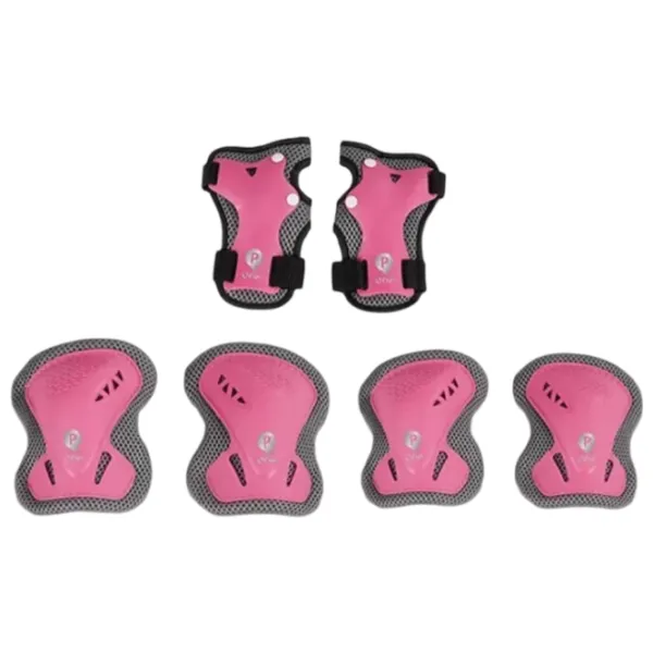 Защита для рук и ног Qplay SP-01 Pink/ Пластик/ Дети photo 1