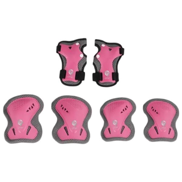 Защита для рук и ног Qplay SP-01 Pink/ Пластик/ Дети photo 1