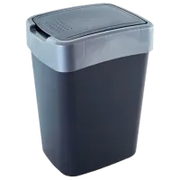 Coș de gunoi Aleana Euro 45 l/ Plastic/ Grey