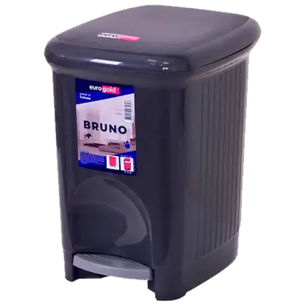 Coș de gunoi Eurogold Bruno 16 l/ Plastic/ Black photo 1 Coș de gunoi Eurogold Bruno 16 l/ Plastic/ Black photo 1