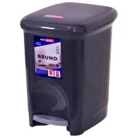 Мусорное ведро Eurogold Bruno 16 л/ Пластик/ Black