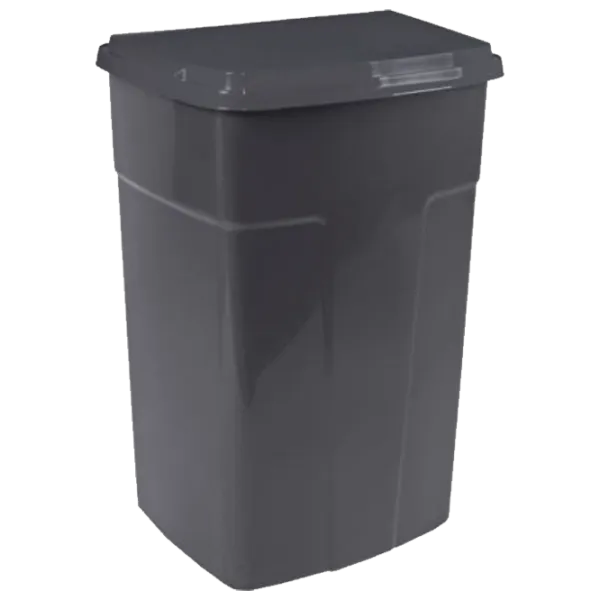 Coș de gunoi Aleana 122062 90 l/ Plastic/ Black photo 1