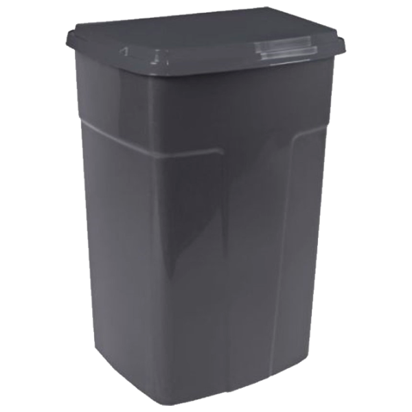Coș de gunoi Aleana 122062 90 l/ Plastic/ Black photo 1