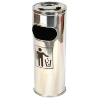 Мусорное ведро Korona Perfect Home 25 л/ Нержавеющая сталь/ Серебристый