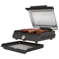 Grill electric Ninja Sizzle GR101EU / 1450 W / Black Inox photo 4