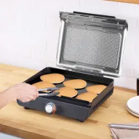 Grill electric Ninja Sizzle GR101EU / 1450 W / Black Inox photo 11