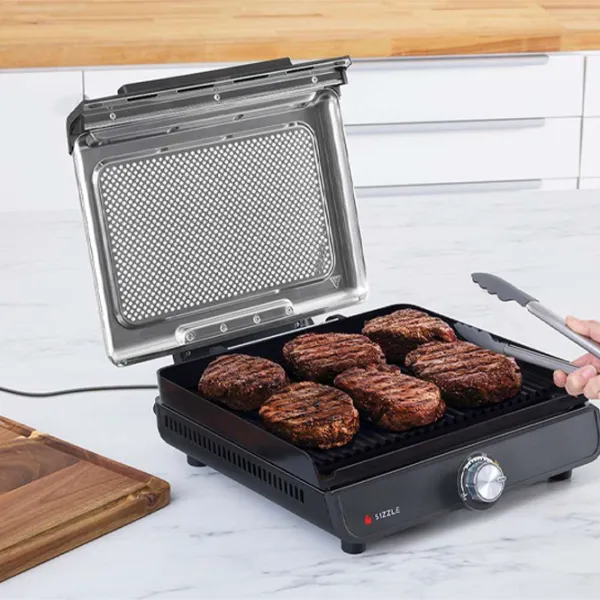 Электрогриль Ninja Sizzle GR101EU 1450 Вт/ Черный Нержавеющая сталь photo 5