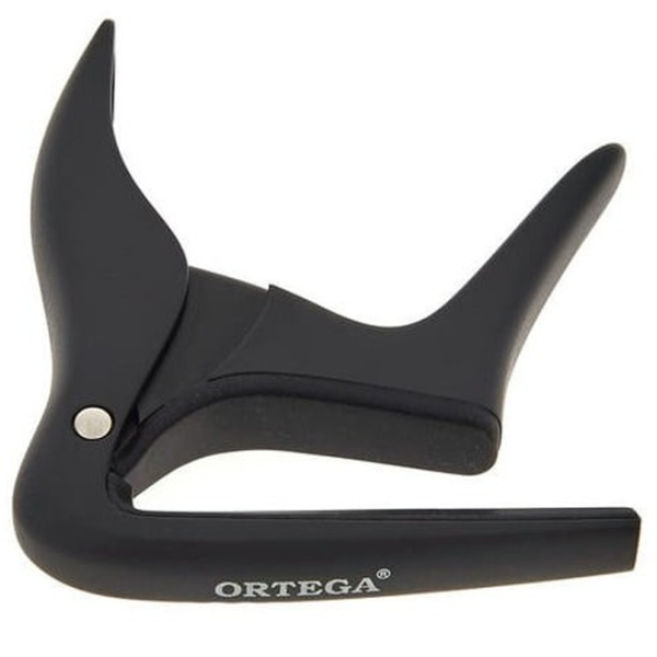 Гитарный каподастр Ortega OCAPO-SBK Серебристый/ Резина photo 1