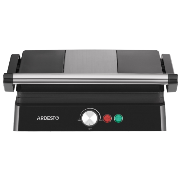 Электрогриль Ardesto GH-1800MB 1800 Вт/ Нержавеющая сталь Black photo 1 Электрогриль Ardesto GH-1800MB 1800 Вт/ Нержавеющая сталь Black photo 1