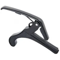 Capodastru pentru chitară Harley Benton HBCA-K Black/ Cauciuc