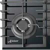 Plită încorporabilă pe gaz Kaiser KCG 6383 Turbo Sticlă călită/ Black photo 4