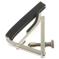 Capodastru pentru chitară Harley Benton HBA007 Silver/ Cauciuc