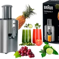 Соковыжималка Braun J700 1000 Вт/ Серый Серебристый photo 7
