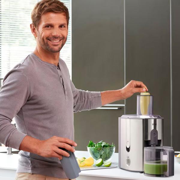 Storcator de fructe Braun J700 1000 W/ Gray Silver photo 8