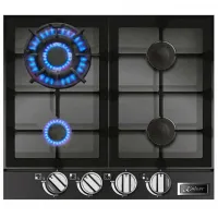 Plită încorporabilă pe gaz Kaiser KCG 6387 Turbo Sticlă călită/ Black photo 2