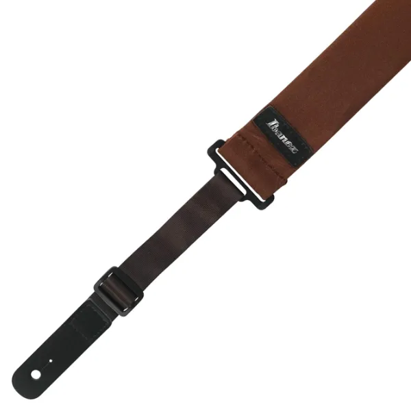 Curea pentru chitară Ibanez GSF50-BR Brown/ Poliester photo 4