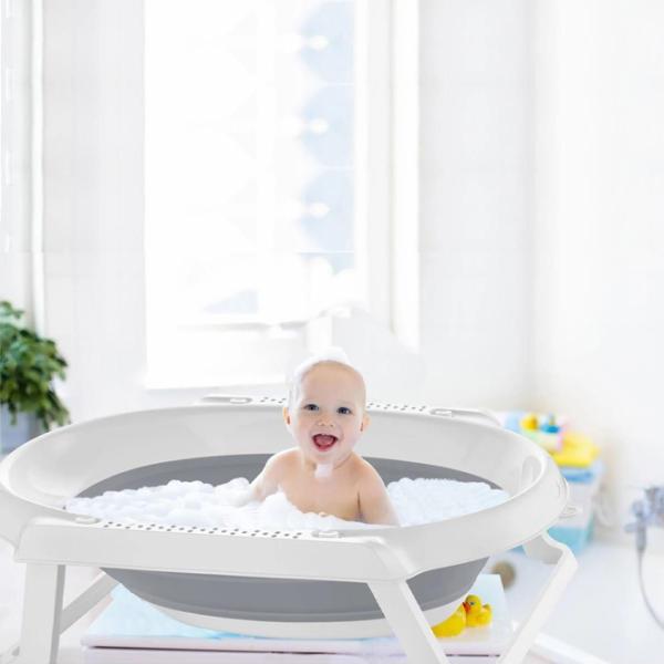 Детская ванночка BabyJem 599 Унисекс/ 0+/ Серый photo 4