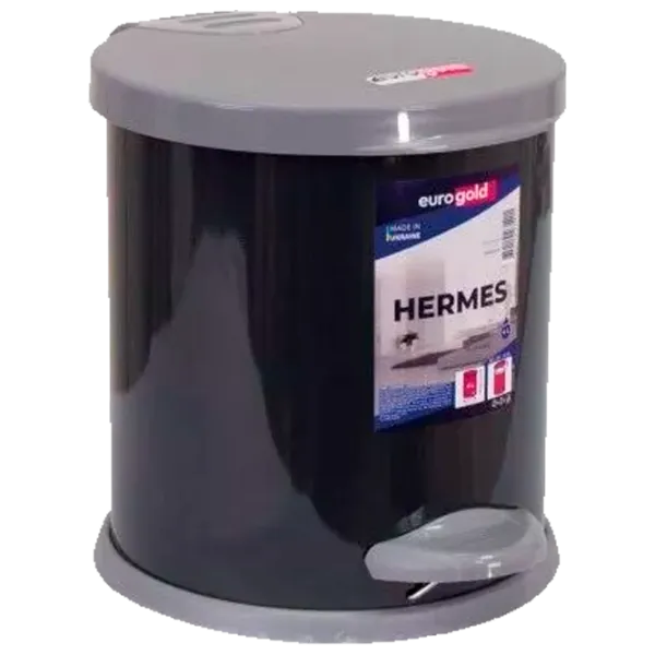 Coș de gunoi Eurogold Hermes 4 l/ Plastic/ Black photo 1