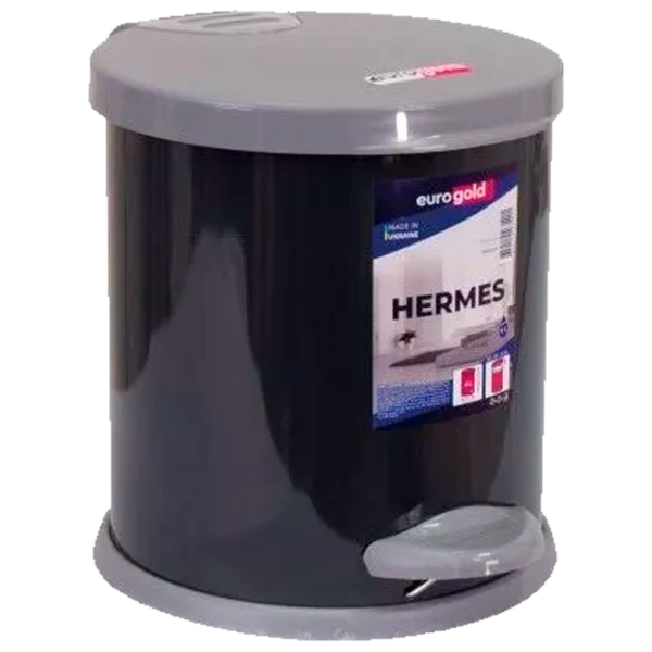 Coș de gunoi Eurogold Hermes 4 l/ Plastic/ Black photo 1