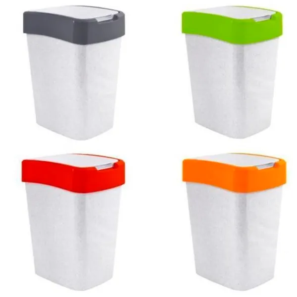 Coș de gunoi Aleana Euro 10 l/ Plastic/ Multicolor photo 2