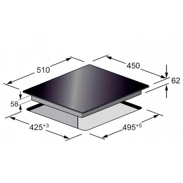 Plită încorporabilă cu inducție Kaiser KCT 4746 FI Vitroceramică/ Black photo 5 Plită încorporabilă cu inducție Kaiser KCT 4746 FI Vitroceramică/ Black photo 5