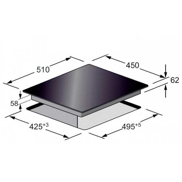 Plită încorporabilă cu inducție Kaiser KCT 4746 FI Vitroceramică/ Black photo 5 Plită încorporabilă cu inducție Kaiser KCT 4746 FI Vitroceramică/ Black photo 5