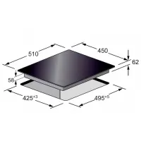 Plită încorporabilă cu inducție Kaiser KCT 4746 FI Vitroceramică/ Black photo 5