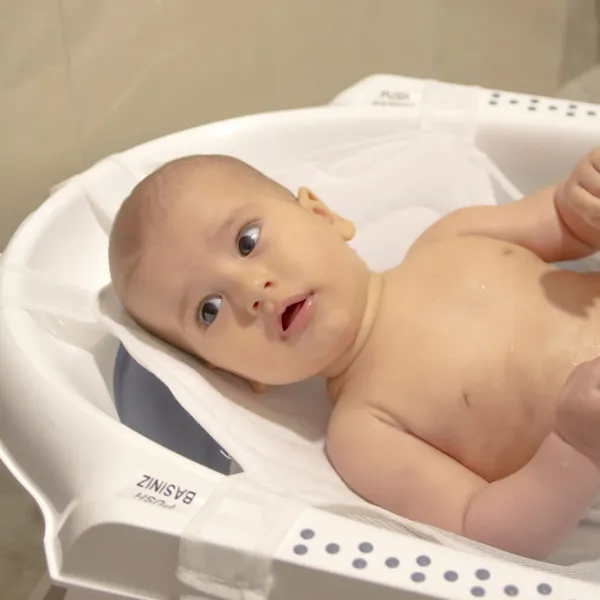 Детская ванночка BabyJem 596 Унисекс/ 0+/ Серый photo 3