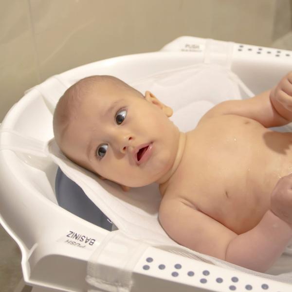 Детская ванночка BabyJem 596 Унисекс/ 0+/ Серый photo 3