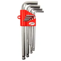 Набор шестигранных ключей тип "L" Jetech 021J810 Количество в наборе: 10 шт.