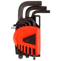 Набор шестигранных ключей тип "L" Jetech 022J009 Количество в наборе: 9 шт.