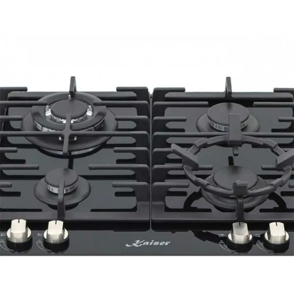 Plită încorporabilă pe gaz Kaiser KCG 6380 Turbo Sticlă călită/ Black photo 3 Plită încorporabilă pe gaz Kaiser KCG 6380 Turbo Sticlă călită/ Black photo 3