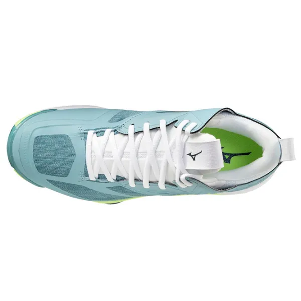 Adidași pentru bărbați Mizuno Wave Momentum 2 mid 50/ Blue photo 3