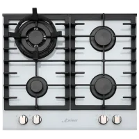 Plită încorporabilă pe gaz Kaiser KCG 6380 W Turbo Sticlă călită/ White