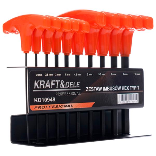 Набор ключей шестигранных Kraft&Dele KD10948 Количество в наборе: 10 шт. photo 1